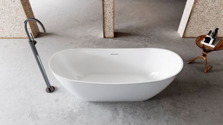 Zenon Maggiore, акриловая ванна овальной формы, 170x72xh60 см, цвет белый матовый, артикул 4000.000.000.000.40968