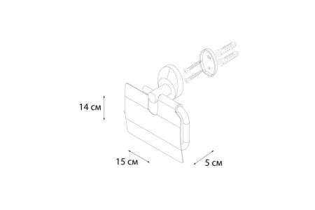 Держатель туалетной бумаги Fixsen Europa FX-21810 Хром, артикул FX-21810