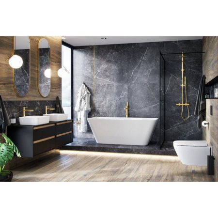 Смеситель для умывальника EXCELLENT Pi AREX.1202GL (золото), артикул AREX.1202GL