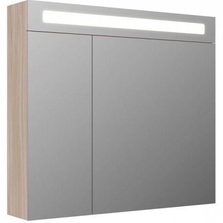 Зеркальный шкаф Iddis Mirro MIR80N2i99 Светлое дерево, артикул MIR80N2i99