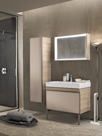 Тумба под раковину Geberit (Keramag) Citterio 835175000 Светлый дуб/Бежевый