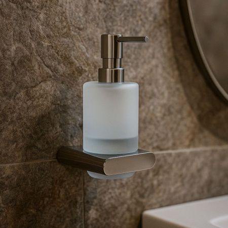 Дозатор жидкого мыла Knotlor LD101C, хром, артикул LD101C