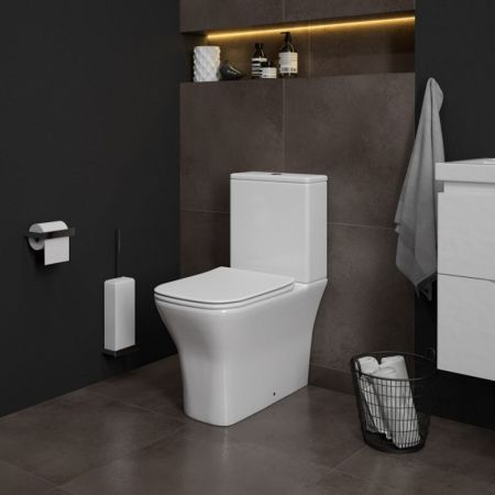 Унитаз напольный WesnaArt KUBUS 103-KUB13, белый, артикул 103-KUB13