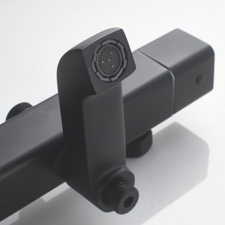 Душевая система c термостатом Shevanik S3096H, черный