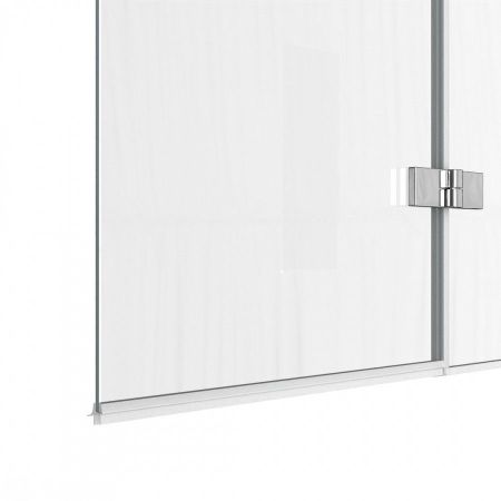 Шторка на ванну 100х140 см Maretti Valentina VA41R100140097-015, профиль хром, артикул VA41R100140097-015