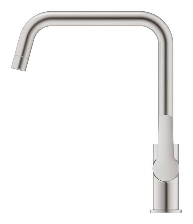 Смеситель для кухни GROHE Start 2021, высокий излив, суперсталь (30470DC0)