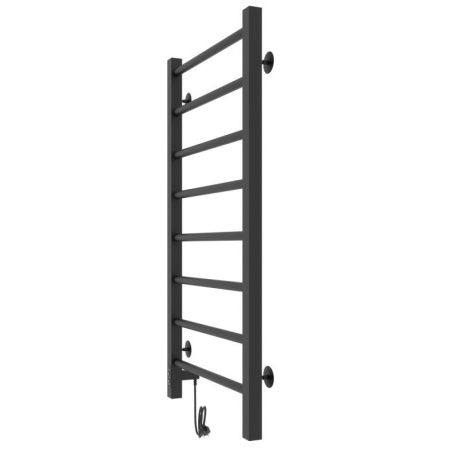 Полотенцесушитель электро "Феличия ЧКЧ8 400х800", черный муар, левый