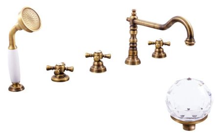 Смеситель на борт ванны Rav Slezak Brilliance164.5P хром, артикул BRILLIANCE164.5P