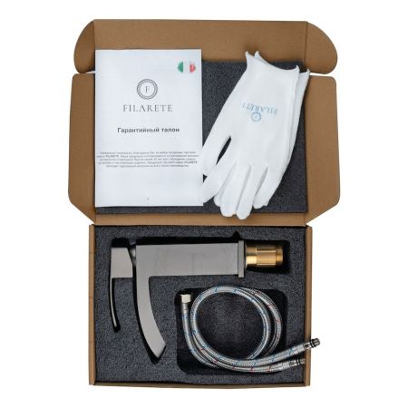 Смеситель для раковины FILARETE Waterfall FL5010BG, графит