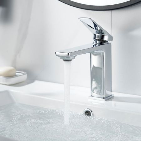 Смеситель для раковины Shevanik S8901-1, хром, артикул S8901-1