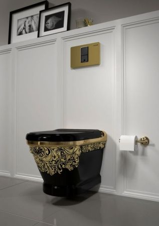 Клавиша смыва Creavit FP8001.04 Золото, артикул FP8001.04