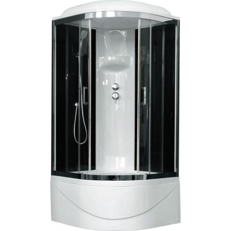 Душевая кабина Royal Bath RB 90BK6-BT-CH (черное/прозрачное), артикул RB90BK6-BT-CH