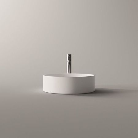 Раковина, Alice, Spy, ширина, мм-400, глубина, мм-400, высота, мм-120, тип установки-накладной (настольный), отверстия для смесителя-отсутствуют, без перелива, материал-керамика, вид грязеотталкивающего покрытия-Aliglaze+, цвет-белый