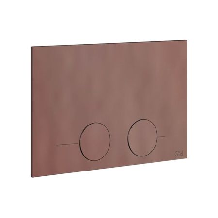 GESSI Клавиша смыва для унитаза, двойная, для систем инсталляций TECE, цвет Copper Brushed PVD, артикул 54617#708