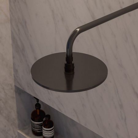 Верхний душ OMNIRES D=25 см WG125CAT (антрацит)