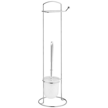 Стойка с бумагодержателем и ершиком, напольная Corsa
