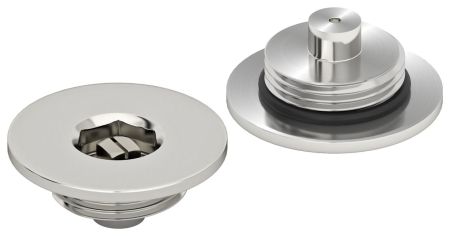 Заглушка с воздухоотдводчиком для ПС "ПРОФИ" d 32 мм (Без покрытия), артикул 00-1602-0004