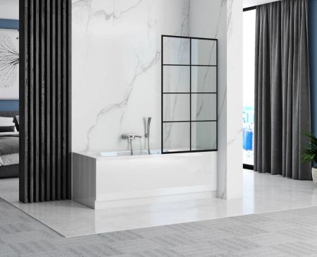 Шторка MUZA F80 для ванной, Cerutti SPA (80х195), артикул MUZA F80