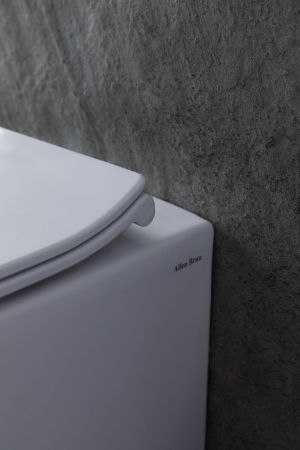 Чаша приставного унитаза Allen Brau Fantasy 4.11007.20 белый глянец, артикул 4.11007.20