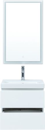 Тумба под раковину Aquanet Беркли 50 белый/дуб рошелье, артикул 00254288