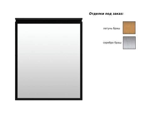 Зеркало Allen Brau Priority 80 1.31015.BB черный браш, артикул 1.31015.BB