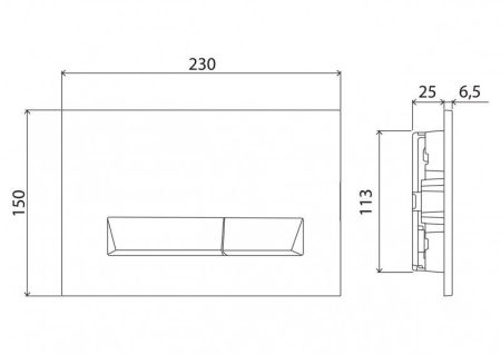 Комплект инсталляции BELBAGNO BB002-80 с клавишей смыва, артикул BB002-80/BB014-SR-BIANCO