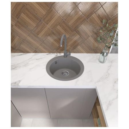 Кухонная мойка GranFest URBAN 649, темно-серый, артикул 649 темно-серый