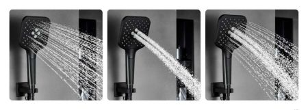 Душевой комплект Next VSFW-1N3TBG термостатический встраиваемый, трехрежимный, брашированное золото, артикул VSFW-1N3TBG