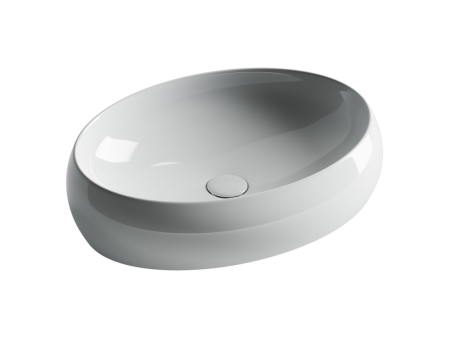 Умывальник чаша накладная овальная Элемент (Element) 560x390x150мм, артикул CN5033
