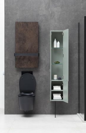 Чаша подвесного унитаза Allen Brau Fantasy 4.11004.31 черный матовый, артикул 4.11004.31