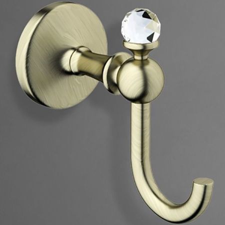 Крючок для полотенец Art&Max Antic Crystal AM-E-2686BSJ Бронза, артикул AM-E-2686BSJ-Br