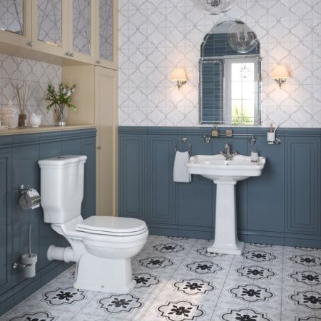 Унитаз-компакт с горизонтальным выпуском воды BELBAGNO BOHEME P-TRAP, артикул CZR-BTN-Br