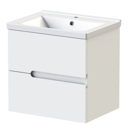 Тумба с раковиной Orange Line 60 TP-LIB 60 подвесная Белая