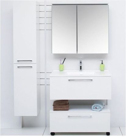 Шкаф-пенал De Aqua Тока 1БК 35 L белый