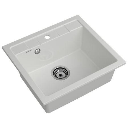 Кухонная мойка GranFest QUADRO 561, иней, артикул Q-561 иней
