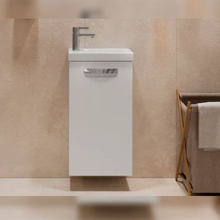 Тумба под раковину подвесная Velvex Estea tp.EST.MOD.40.1D, 40 см, артикул tp.EST.MOD.40.1D