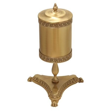 ELISABETTA Ведро мусорное 5 л. на подставке, D35, H60 cм, бронза, артикул 16993