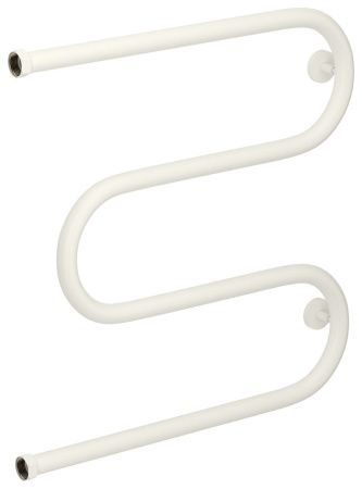 Полотенцесушитель водяной "М-обр.+" 600х600 Н. Г. 1" (Матовый Белый)