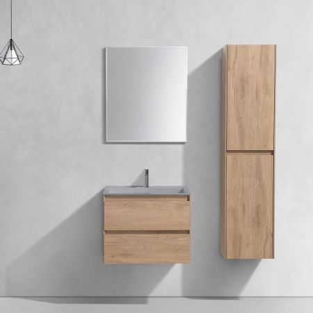 База под раковину Luka 600 подвесная, 2 выкатных ящика soft-close, N.Oak, артикул VMC-2L600NO