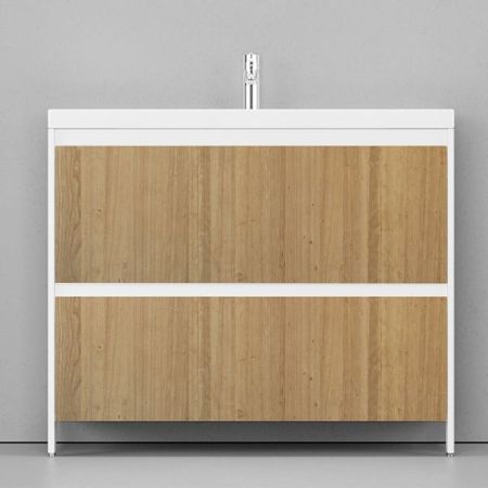 Тумба под раковину Velvex Klaufs 100.2Y tnKLA.100.2Y-617.216 Шатанэ Белая, артикул tnKLA.100.2Y-617.216