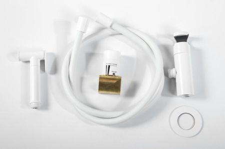 Гигиенический душ со смесителем LEAF-DIF, артикул LEAF-DIF-PO