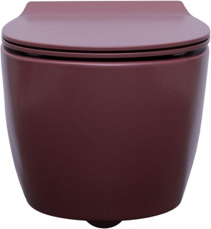 Чаша подвесного унитаза Allen Brau Fantasy 4.11004.BD бордо, артикул 4.11004.BD