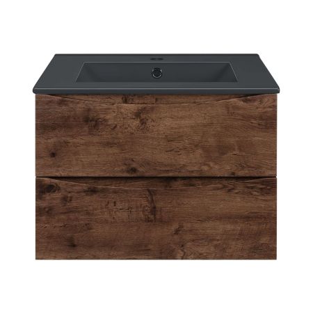 База под керамическую раковину Mia 600 подвесная, 2 выкатных ящика soft close, R.Wood, артикул VMC-2MC600RW