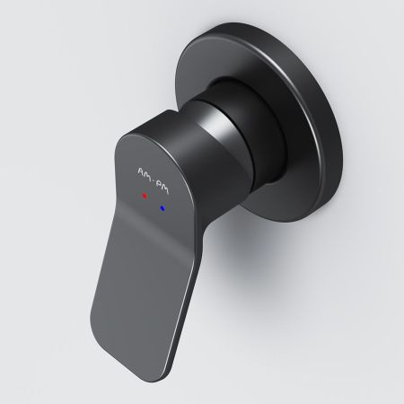 F85A65022 X-Joy, cмеситель д/душа монтируемый в стену, черный, шт.