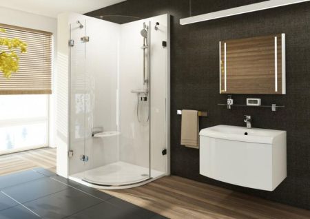 Душевой уголок Ravak Brilliant BSKK3-90 L хром+транспарент