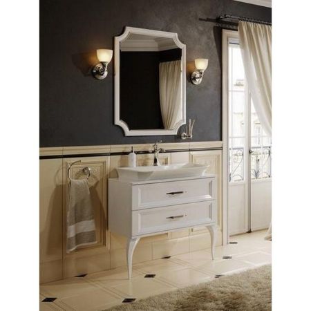 "LaDonna" панель с зеркалом, цвет белый LAD0207W, ТМ «AQWELLA», артикул LAD0207W