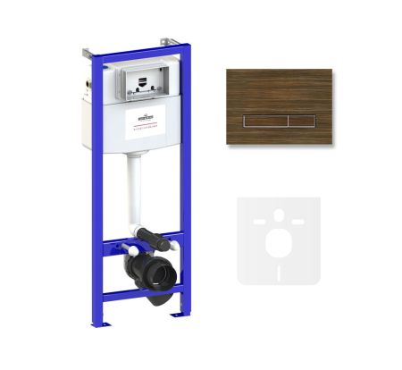 Комплект 4 в 1 инсталляции для подвесного унитаза Lavinia Boho Relfix 77010013, артикул 77010013