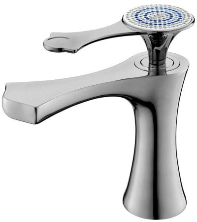 Смеситель для раковины Bronze de Luxe YASMINA 800/B02, хром, артикул 800/B02