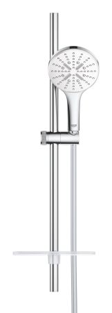 Душевой гарнитур GROHE Rainshower SmartActive 130, 3 вида струй, белая луна (26577LS0), артикул 26577LS0