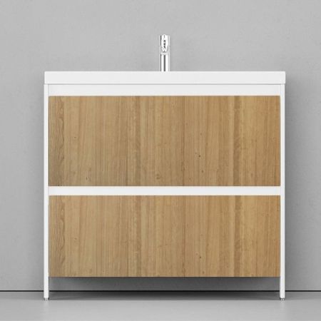 Тумба под раковину Velvex Klaufs 90.2Y tnKLA.90.2Y-617.216 Шатане Белая, артикул tnKLA.90.2Y-617.216